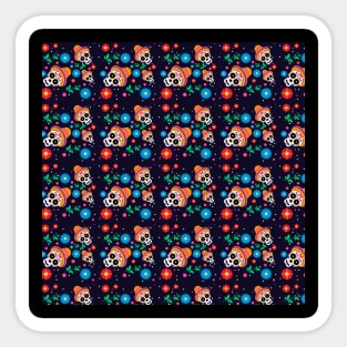 Sugar Skull Pattern Sticker